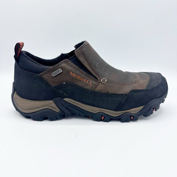 Merrell J21139 Polarand Rove Moc Men Size 8.5 Brown Waterproof Ice Grip Soles main image 8